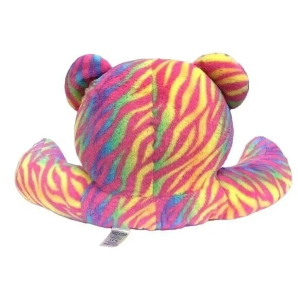 Build A Bear Rainbow Backrest Plush Pillow